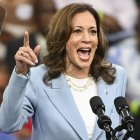 Harris superó  el umbral de los 1,976 delegados necesarios para ser confirmada.  EFE