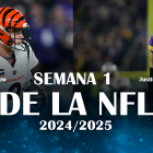 Semana 1 de la NFL 2024-2025: ¿Quiénes son los favoritos para cada partido?