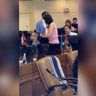 La diputada Ñanco apuntó a la persona que filtró el video.