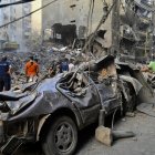 Barrio destruido por Israel en Beirut, Líbano.  EFE