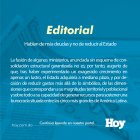 Hablan de más deudas y no de reducir al Estado