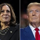 Donald Trump y Kamala Harris. Foto/ AP
