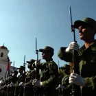 Fotografía de archivo de militares cubanos. EFE
