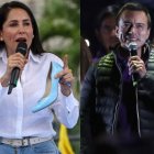 Luisa González y Daniel Noboa