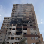 Vista de los daños causados por el ataque israelí en Teherán, Irán este viernes. EFE/Abedin Taherkenareh