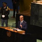 El pte  Abinader dirige su discurso ante la 80 asamblea de la ONU  /Imágenes José de León