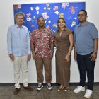 Renaud Anselin, José Demetrio Peña, Aislin García y Alescar 
Ortíz