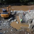 Construyen nueva obra de toma en rio Masacre que alimentará canal La Vigia; canalón haitiano ya no será un problema para la RD