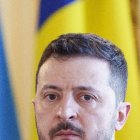 LONDON (Norway), 02/03/2025.- Ukrainian President Volodymyr Zelensky attends a summit on Ukraine, at Lancaster House in London, Britain, 02 March 2025. The British prime minister is hosting a summit of European leaders in London to discuss the ongoing war in Ukraine. (Noruega, Ucrania, Reino Unido, Londres) EFE/EPA/JAVAD PARSA NORWAY OUT