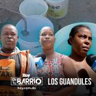 En Los Guandules tienen que comprar cubetas de agua entre cien y ciento cincuenta pesos, debido a escasez