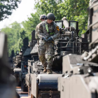 Cinco soldados estadounidenses resultaron heridos en un tiroteo dentro de la base militar Fort Stewart, en Georgia | EFE/EPA/JIM LO SCALZO