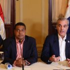 José Monegro, presidente del Comité Organizador de Juegos 2026.
El presidente Luis Abinader encabezó ayer una reunión evaluativa sobre cómo van los avances de los Juegos 2026 en el Palacio. Desde la izquierda, el ministro de Defensa, teniente general Carlos Antonio Fernández Onofre, José P. Monegro, del Comité Organizador  y Andrés Bautista, ministro Administrativo de la Presidencia.   (Hoy/Chaimy Soriano)