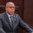 Alfredo Pacheco, presidente de la Cámara de Diputados, en momentos que criticaba cancelaciones en el Gobierno.