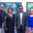 Joel Gonell, Verónica Sención, Luis Martínez Guzmán, Mildred Canahuate, Amarilys Durán y Olga de los Santos.