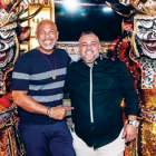 Salvador Batista y Jochy Abreu junto a los Diablos Los Desterrados