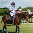 Equipos femenino, durante el pasado torneo de polo.
