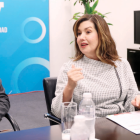 David Abreu, Lucile Houellemont, presidenta y Fantino Polanco. hoy/ josé de león