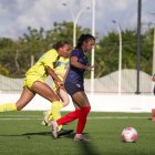 Acción del partido entre Dominicana e Islas Vírgenes Británicas en Nicaragua.