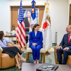 “Santiago se proyecta como capital del norte: alcalde recibe a embajadora de EE.UU. y vicepresidenta”