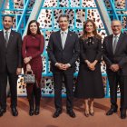 Frank Elías Rainieri, Sabrina Montenegro, Christopher Paniagua, Sandra Bisonó de Paniagua y Frank Rainieri.