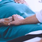 Hombre hospitalizado. Foto referencial