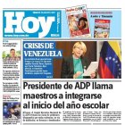Edición impresa HOY sábado 19 de agosto de 2017