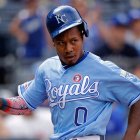 Kansas City Royals' Terrance Gore runs home to score. (Charlie Riedel/AP)