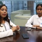 entrevista a Cruz Encarnación directora centro académico moderno internacional (cami) Taisey Aquino Ramírez, servicio al cliente  fotografia alexis monegro