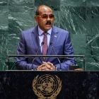 El primer ministro de Antigua y Barbuda, Gaston Browne,