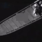 Imagen de video de lancha destruída durante el operativo.  Internet