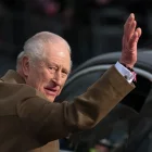 El rey británico Carlos III durante una visita a Lancashire, el pasado 9 de febrero. EFE/EPA/Adam Vaughan