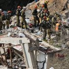 Daños causados por un misil iraní en Haifa, Israel. AP