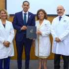 Los firmantes del acuerdo.