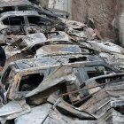 Este jueves murieron 300 personas en los bombardeos.