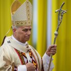El papa León XIV en Bamenda, Camerún.  AP