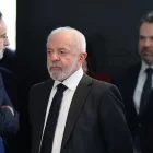 El presidente de Brasil, Luiz Inácio Lula da Silva, asiste a una rueda de prensa, este 7 de mayo de 2026, en la Embajada de Brasil en Washington (Estados Unidos). EFE/ Octavio Guzmán