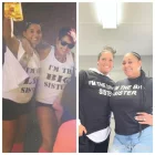 Parecen amigas. Son hermanas, pero se enteraron de ello hace poco tiempo.