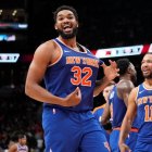 Karl Towns (32) y Jalen Brunson, piezas claves en NY.
