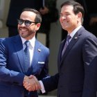 Abelardo de la Espriella junto a Marco Rubio.  AP