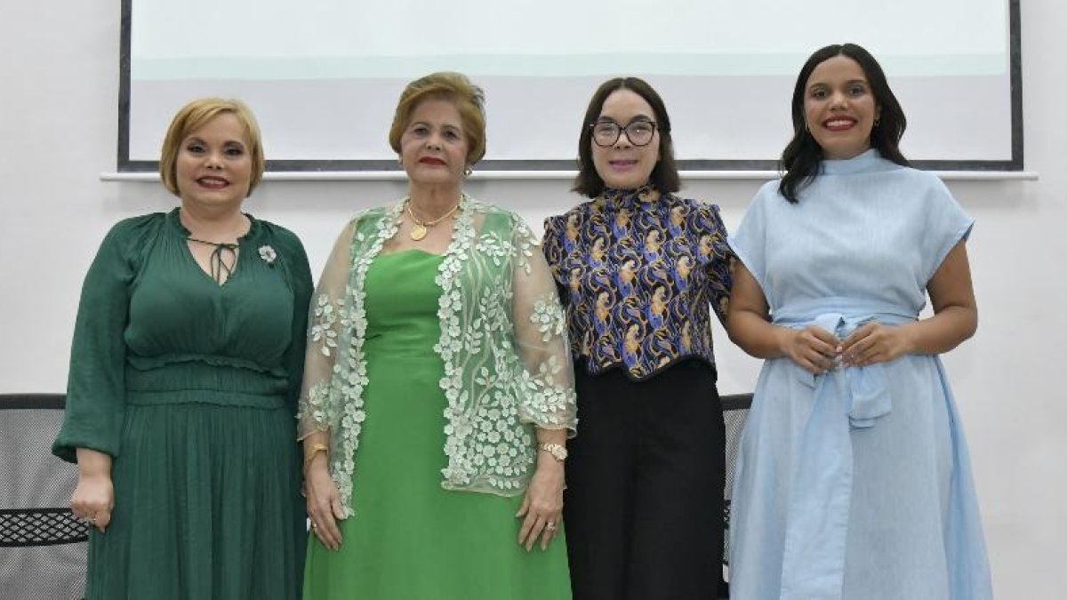 Rommy Grullón, Marisela Aybar de Grullón, Andris Féliz y Rommy Pichardo Grullón.