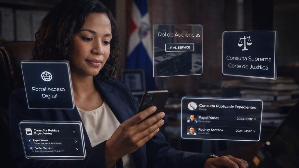 Poder Judicial presenta portal justicia.gob.do como eje de su transformación digital