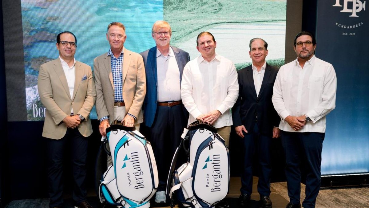 Pantaleoěn Salcedo, Davis Love III, Beau Welling, Andreěs Marranzini, Fernando Rosario y Enrique Valverde.