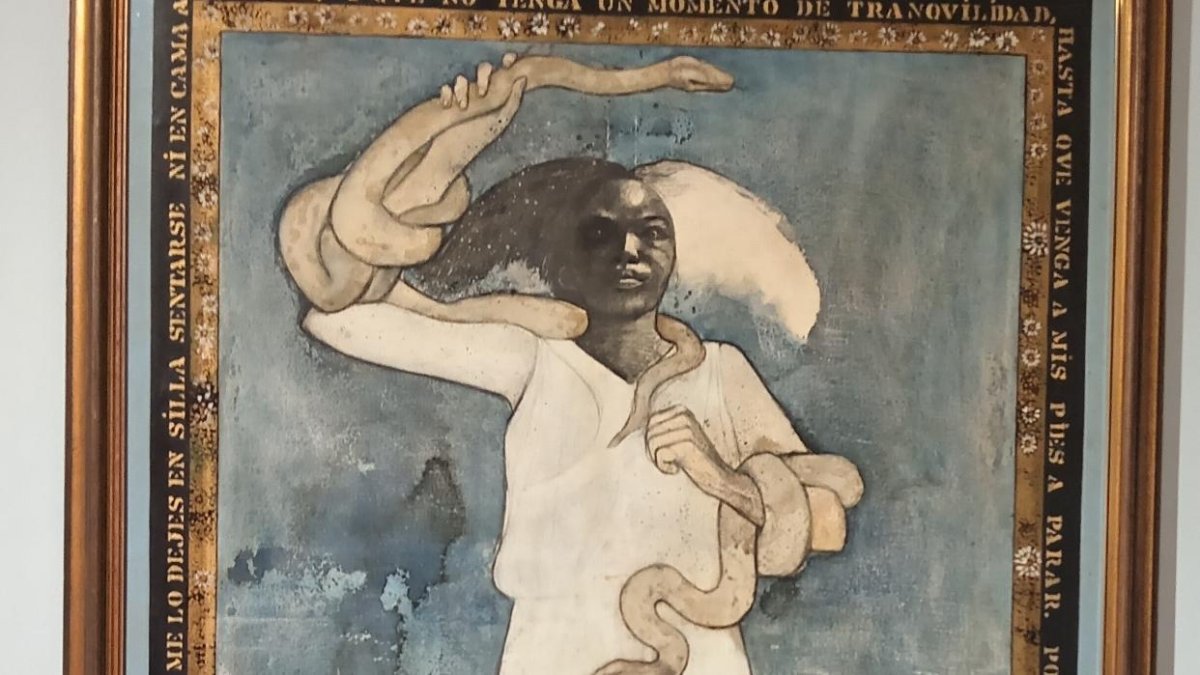 Obra ganadora de la Bienal, de Jorge Severino