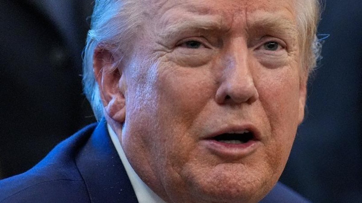 Donald Trump, presidente de Estados Unidos.  AP