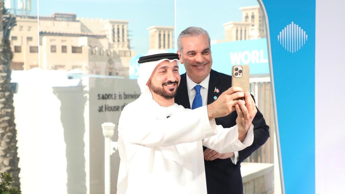 Luis Abinader también sostuvo una reunión bilateral con Omar Shehadeh, enviado del ministro de Relaciones Exteriores para el Caribe