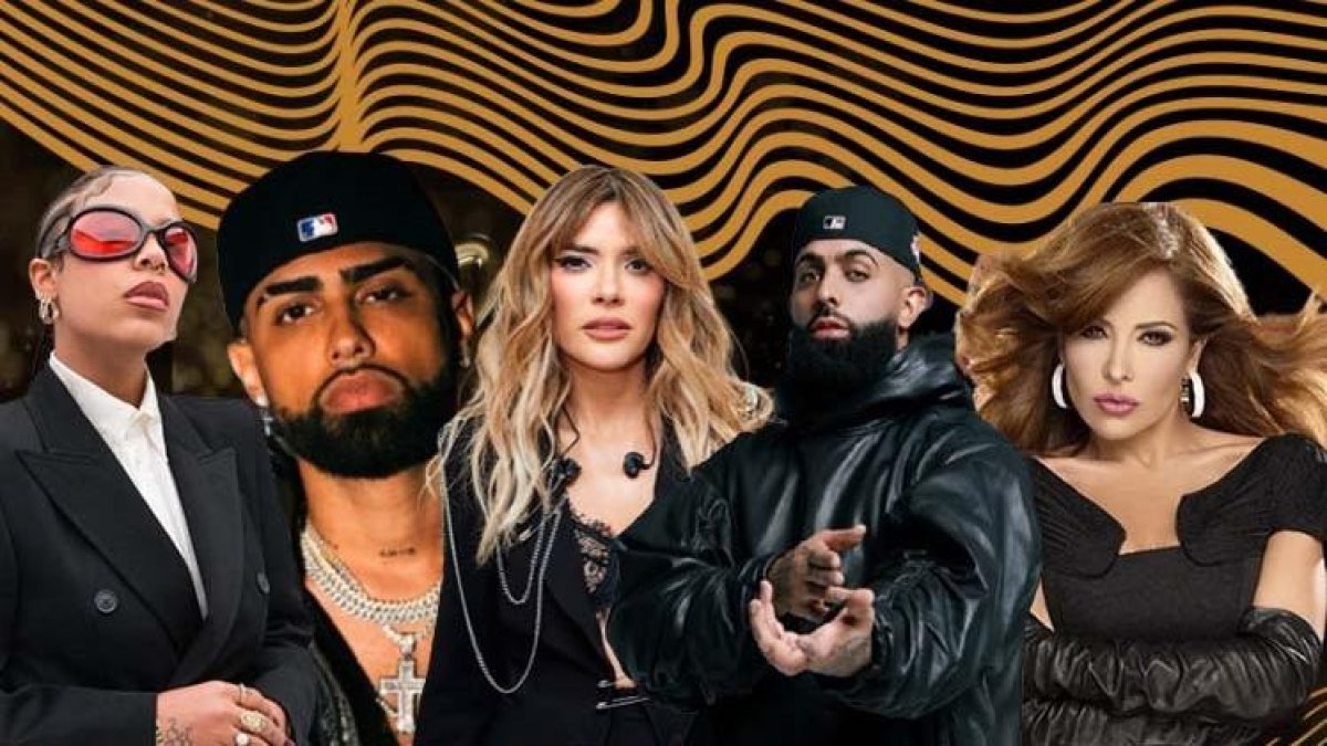 Parte de los artistas que cantarán en Premio Lo Nuestro