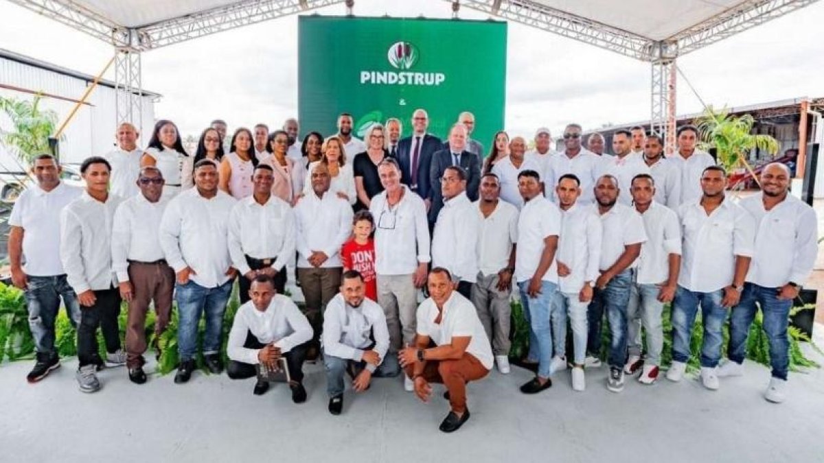 Empleados del Grupo Pindstrup.