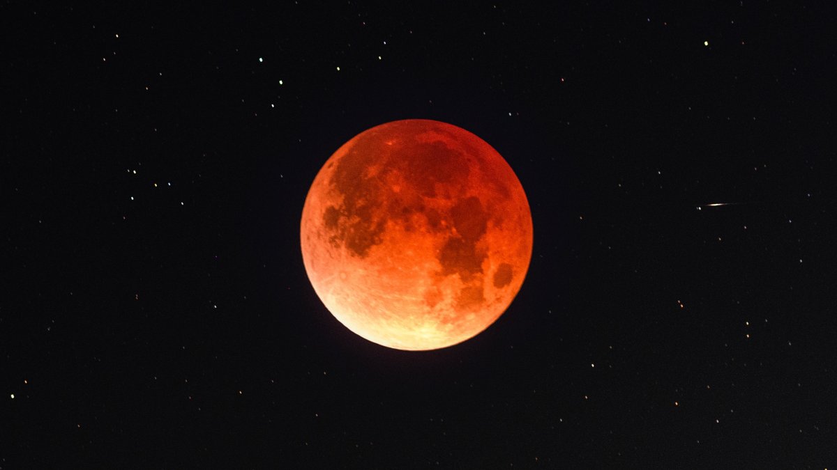 Luna de sangre vista desde México