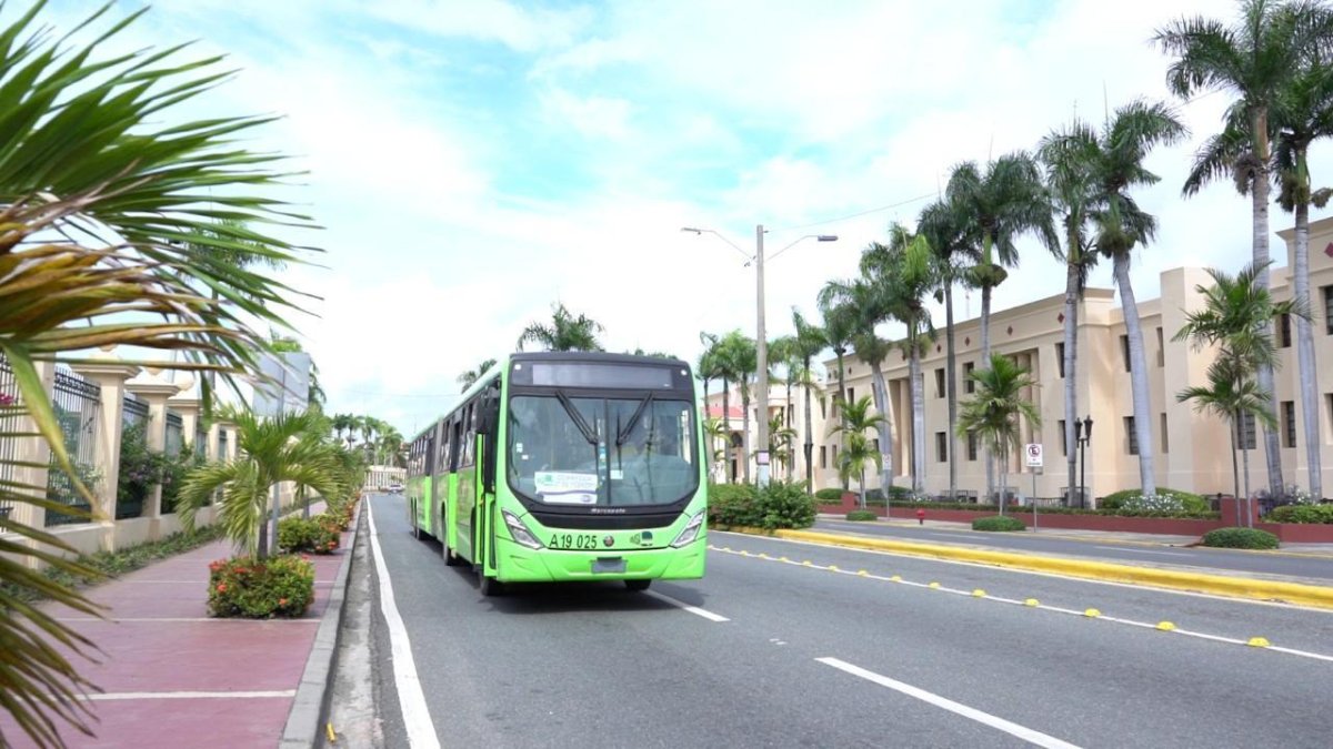 OMSA recupera 46 autobuses para reforzar transporte en Santo Domingo.