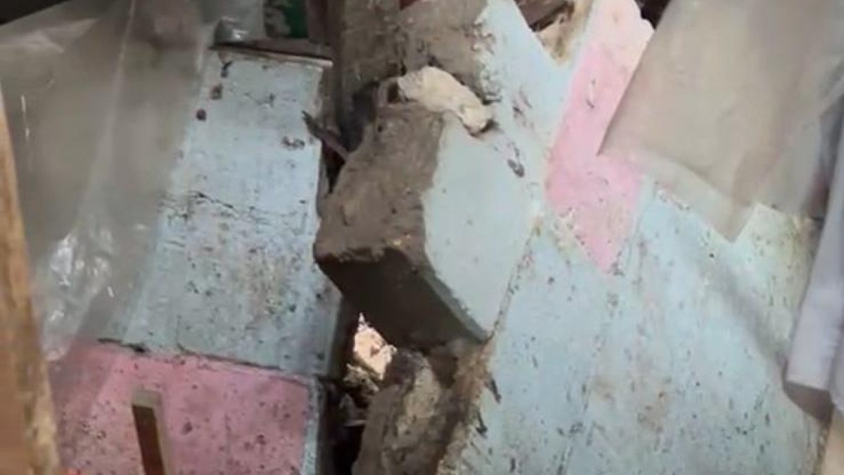 Así quedó el hogar de don Francisco tras derrumbe